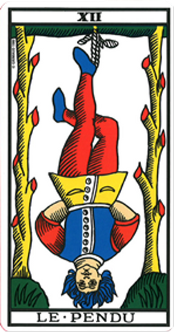 XII - La carte du Pendu